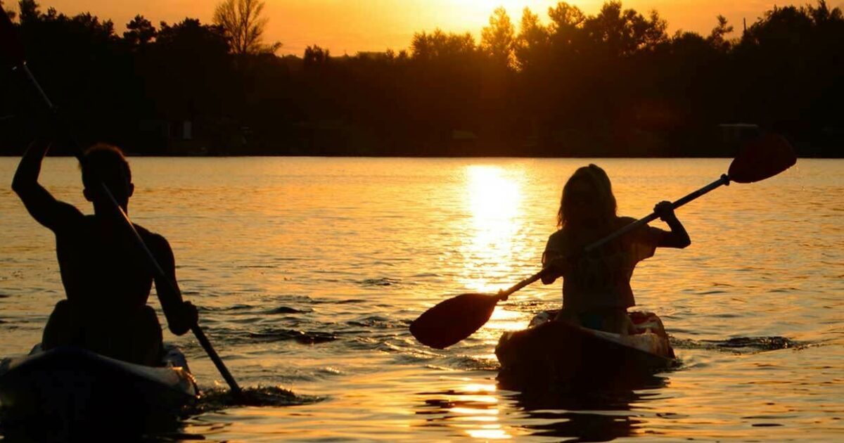 Pesca esportiva no lago