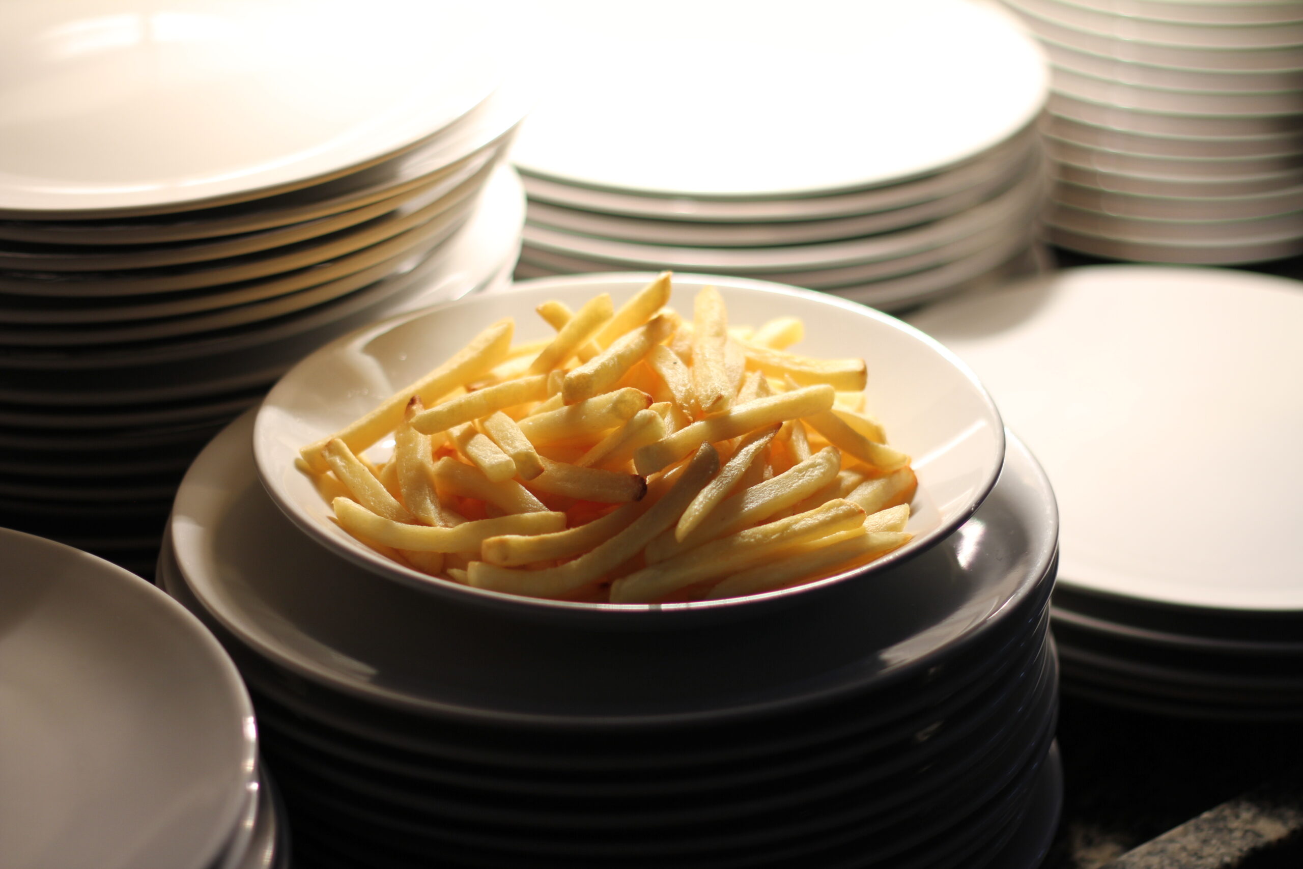 Porção de batata frita